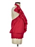 Feathers 100% Polyester Red Sleeveless Blouse Size S - photo 4