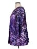 Susan Graver Purple 3/4 Sleeve Blouse Size 1X - photo 5