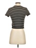 Old Navy Stripes Ivory Short Sleeve Turtleneck Size S - photo 2