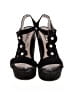 Assorted Brands 100% Leather Black Heels Size JP 25 / US 8 - photo 2