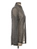 CAbi Houndstooth Brown Long Sleeve Blouse Size S - photo 4
