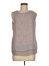 Rose + Olive 100% Polyester Gray Sleeveless Blouse Size M - photo 1