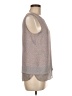 Rose + Olive 100% Polyester Gray Sleeveless Blouse Size M - photo 4