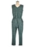 Daily Ritual Solid Teal Green Jumpsuit Size M - photo 2
