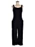Hinge 100% Viscose Solid Black Jumpsuit Size M - photo 1