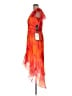 Xscape 100% Polyester Floral Orange Cocktail Dress Size 10 (petite) - photo 5