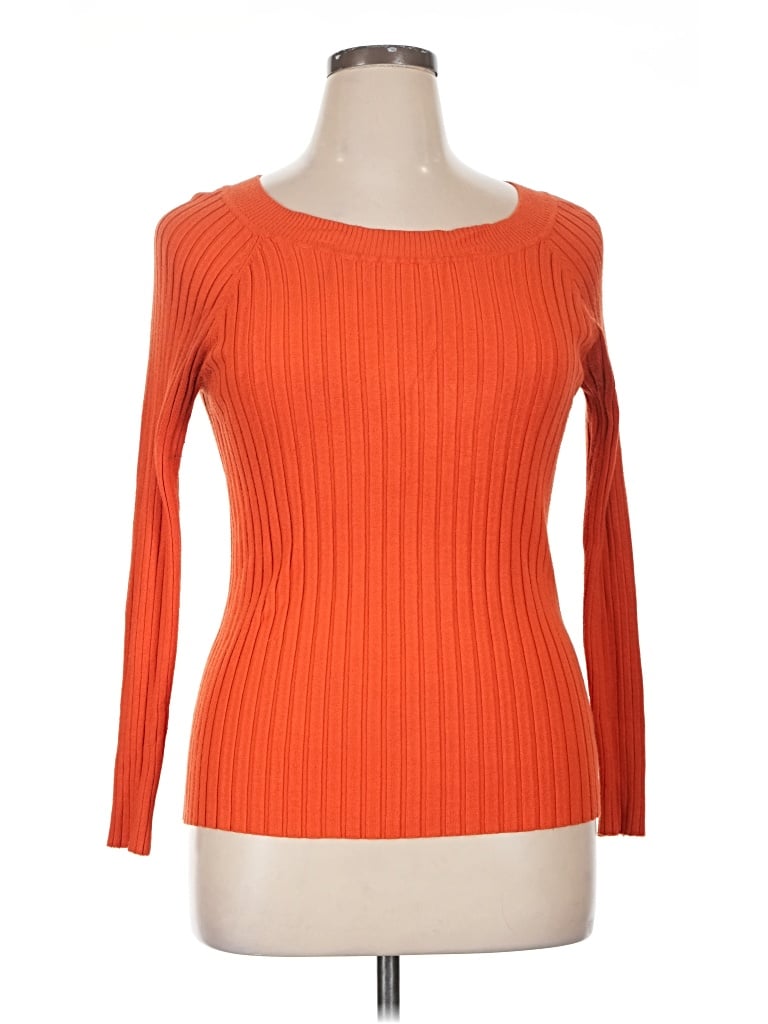 Pre-owned George 3/4 Sleeve T-shirt In Orange