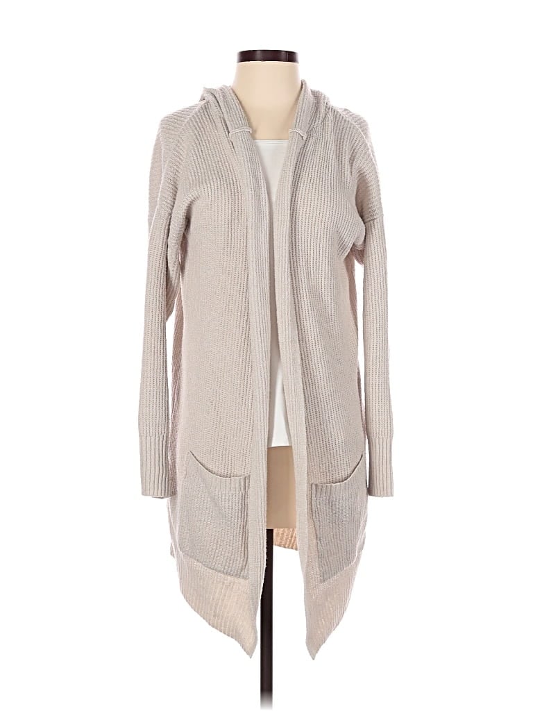 Pre-owned Pink Rose Cardigan Sweater In Gray