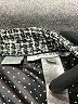 Nine West Houndstooth Gray Formal Skirt Size 12 - photo 4