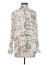 Zara Print Ivory 3/4 Sleeve Blouse Size XS - photo 1