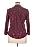 db established 1962 100% Polyester Burgundy 3/4 Sleeve Blouse Size XL Petite - photo 2