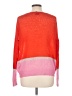 JAQUELINE de YONG Color Block Orange Pullover Sweater Size L - photo 2