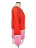 JAQUELINE de YONG Color Block Orange Pullover Sweater Size L - photo 4