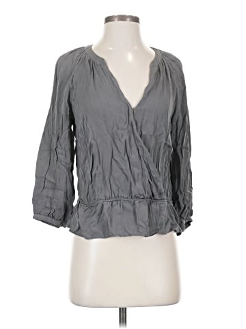 Joie 3/4 Sleeve Silk Top (view 1)