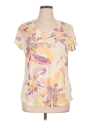 SONOMA life + style Short Sleeve Blouse (view 1)