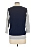 Lands' End 100% Baumwolle Argyle Gray Pullover Sweater Size L - photo 2