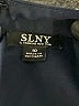 SLNY Solid Blue Black Cocktail Dress Size 10 - photo 7