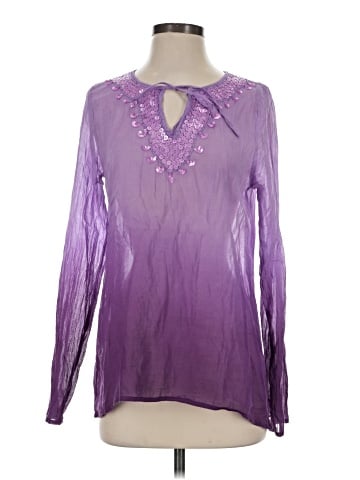 Romeo & Juliet Couture Long Sleeve Blouse (view 1)
