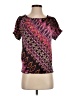 Bongo 100% Polyester Purple Short Sleeve Blouse Size S - photo 1