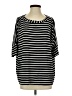 Chico's Black 3/4 Sleeve Top Size Med (1) - photo 1