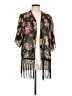 LA Hearts 100% Polyester Black Kimono One size - photo 1