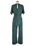Lush Solid Teal Jumpsuit Size S - photo 2