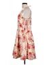 Old Navy 100% Polyester Floral Tan Cocktail Dress Size 1 (tall) - photo 5