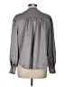 Rachel Zoe Metallic Gray Long Sleeve Blouse Size L - photo 2