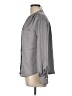 Rachel Zoe Metallic Gray Long Sleeve Blouse Size L - photo 5