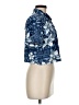 Liz Baker Floral Blue Short Sleeve Blouse Size 8 - photo 4
