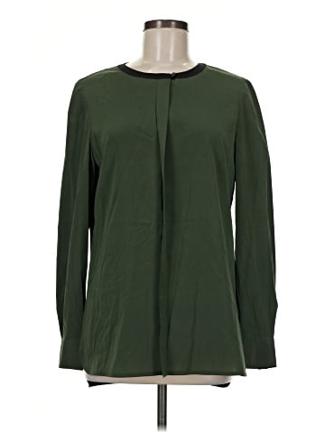 Tory Burch Long Sleeve Silk Top (view 1)