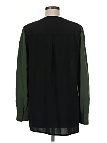 Tory Burch Long Sleeve Silk Top (view 2)