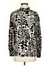 BA&SH 100% Polyester Animal Print Ivory Long Sleeve Blouse Size S - photo 1