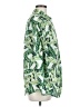 J. McLaughlin 100% Cotton Print Green Long Sleeve Blouse Size M - photo 4