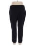 dalia Solid Black Active Pants Size 18w - photo 2
