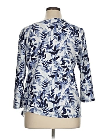Jones New York Signature 3/4 Sleeve Blouse (view 2)