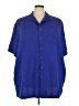 Assorted Brands Blue Short Sleeve Button-Down Shirt Size 3XL - photo 1