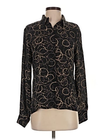 Isda & Co Long Sleeve Silk Top (view 1)