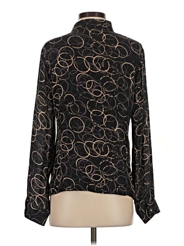 Isda & Co Long Sleeve Silk Top (view 2)