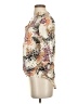 NY Collection Floral Ivory 3/4 Sleeve Blouse Size S - photo 5