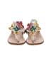Nina 100% Leather Tropical Silver Tan Sandals Size 7 (kids) - photo 2