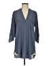 Lush 100% Polyester Gray 3/4 Sleeve Blouse Size S - photo 1