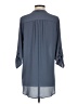 Lush 100% Polyester Gray 3/4 Sleeve Blouse Size S - photo 2