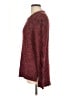 Rock & Republic Tweed Burgundy Pullover Sweater Size L - photo 5