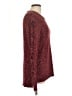 Rock & Republic Tweed Burgundy Pullover Sweater Size L - photo 4