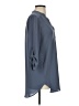 Lush 100% Polyester Gray 3/4 Sleeve Blouse Size S - photo 4