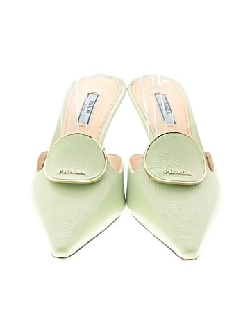 Prada Saffiano leather mules (view 2)