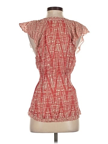 BCBGMAXAZRIA Sleeveless Silk Top (view 2)