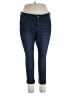 SLINK Jeans Solid Blue Jeans Size 16 - photo 1