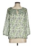 Daniel Rainn 100% Polyester Green 3/4 Sleeve Blouse Size M - photo 1